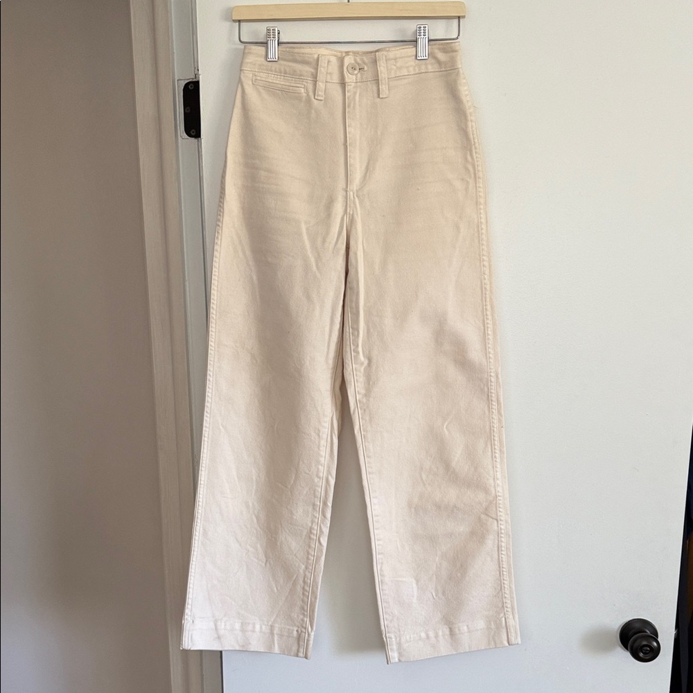 Madewell The Emmett Wide Flare Cropped Jeans